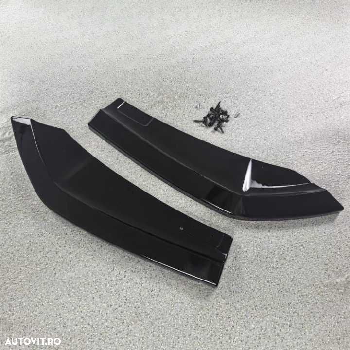 Extensii Splitere Prelungiri Bara Spate Jos Ornamente Laterale BMW X3 G01, Negru Lucios - 6