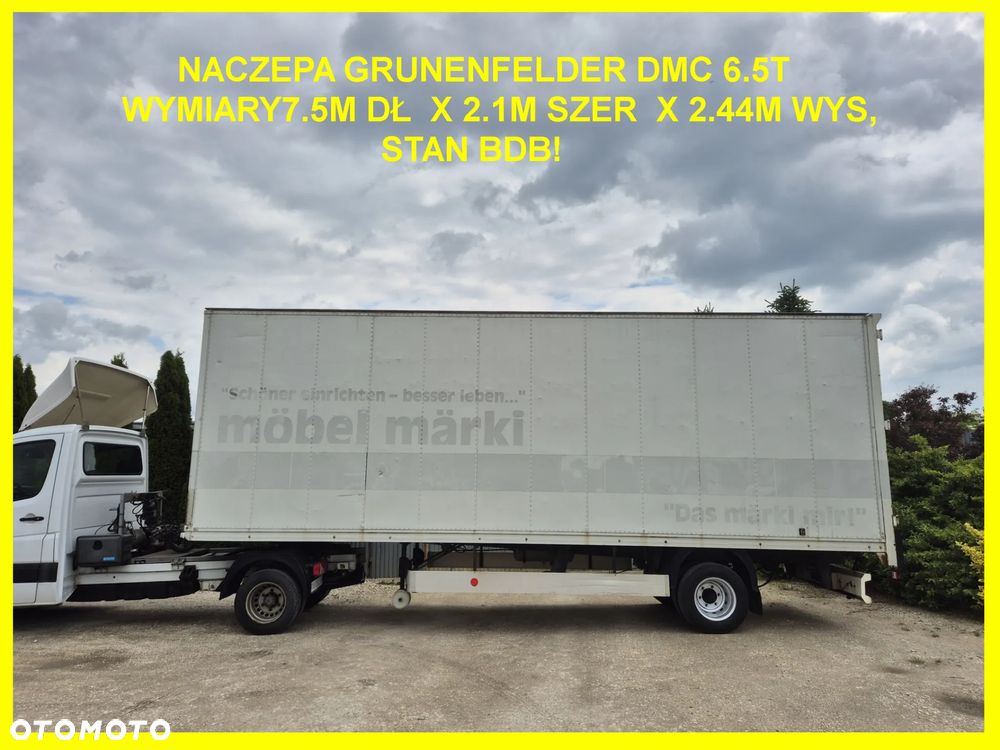 Naczepa ciągnik siodłowy Dmc 6.5t, Grunenfelder, Sprowadzona, Szwajcaria, Stan bdb! - 1