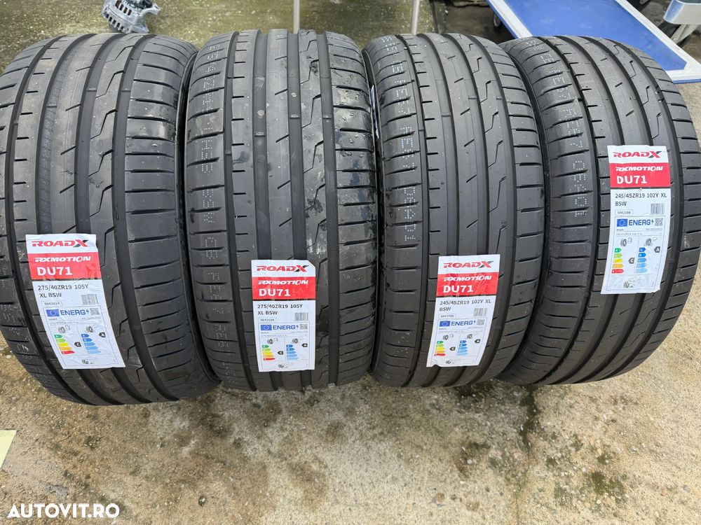 4 anvelope vara 245-45-19 si 275-40-19 BMW F01 BMW G11 G12 BMW GT Mercedes W222 seria5 GT X3 X4 Cauciucuri 245-45-19 - 275-40-19 vara noi - 1