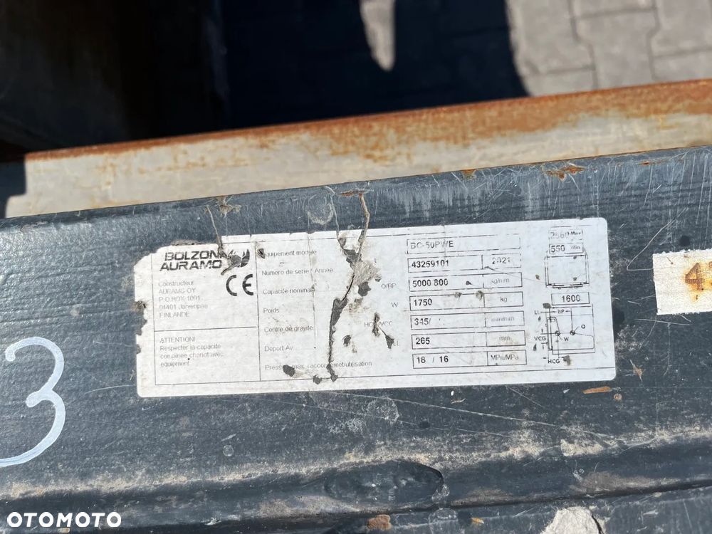 Chwytak do makulatury / bel Bolzoni auramo BC-50PWE ID OS1613 - 4