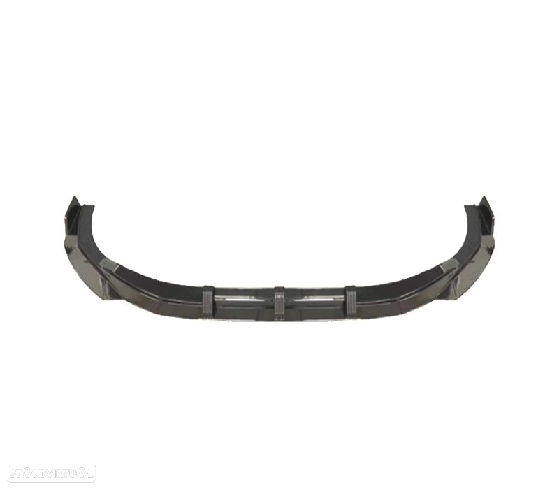 SPOILER LIP AUDI A4 B9 21- LOOK RS4 PRETO BRILHANTE - 2