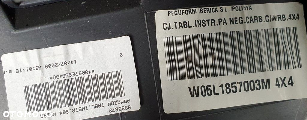 DESKA ROZDZIELCZA KONSOLA SEAT IBIZA III 6L EUROPA - 6