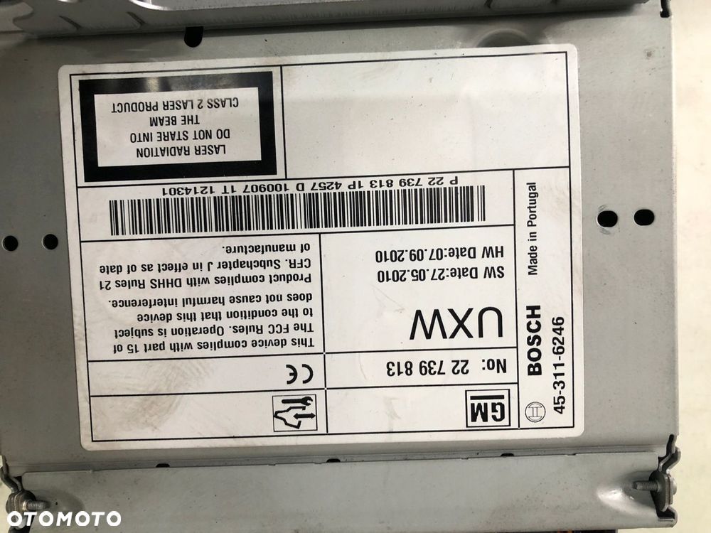 RADIO NAWIGACJA WYŚWIETLACZ PANEL OPEL INSIGNIA - 5