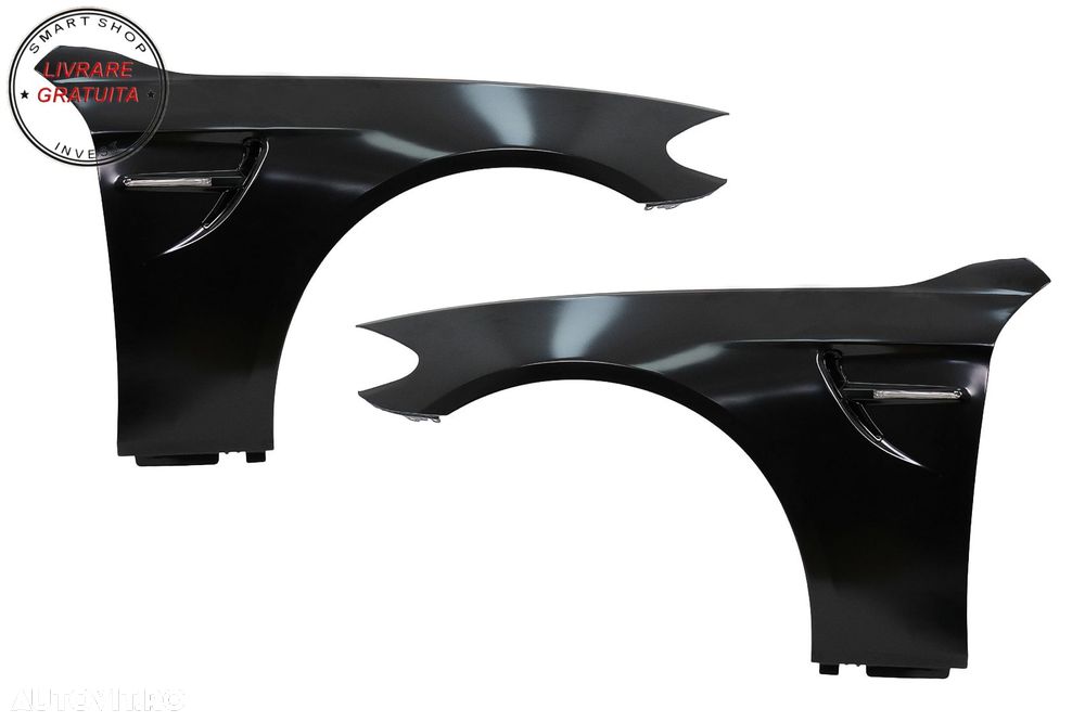 Aripi Laterale Fata BMW Seria 5 F10 F11 (2011-2017) M4 Design Ca parte a conversie- livrare gratuita - 1