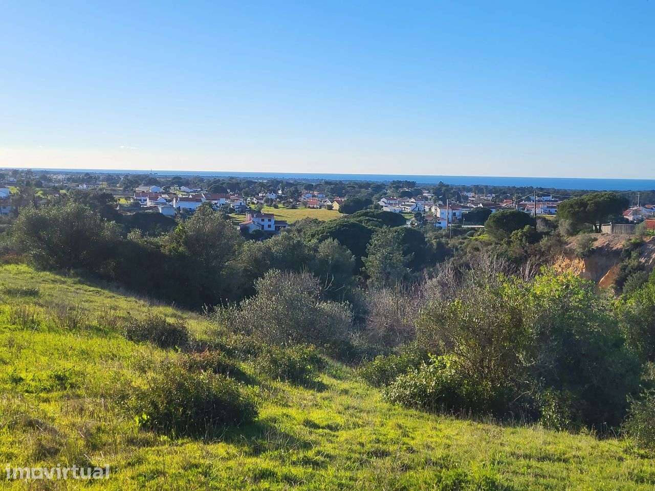 Moradia T3 térrea lote 1600m2 vista mar Sesimbra - Grande imagem: 5/7