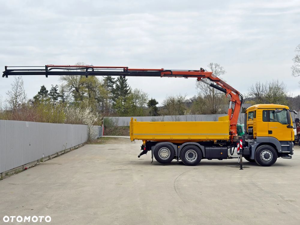 MAN TGS 28.360 * WYWROTKA 4,80m * ATLAS 165.2E - A4 + PILOT * 6x4 - 6