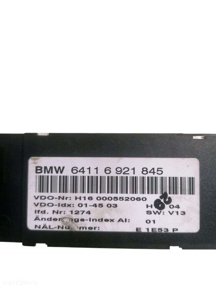 panel sterowania klimatyzacją bmw e46 compact 6921845 - 3
