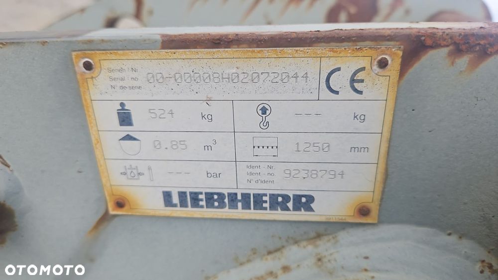 Łyżka 120cm SW33 Liebherr złącze koparka do koparki 125 100 110 do kopania - 3