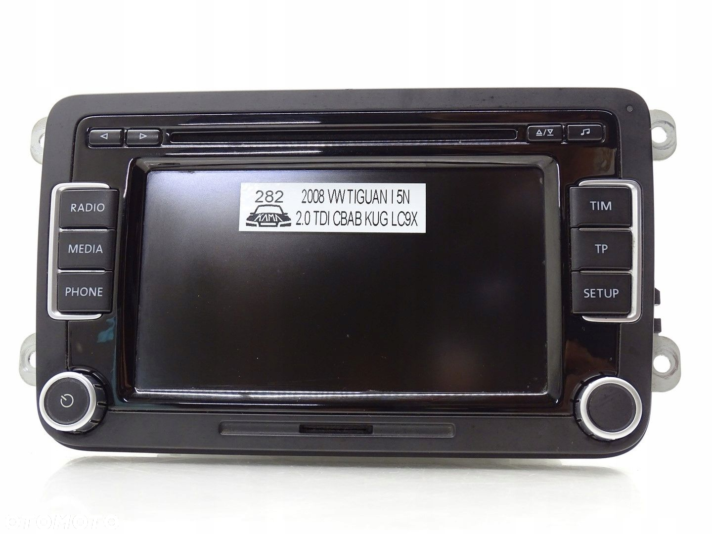 RADIO RADIOODTAWARZACZ EKRAN WYŚWITLACZ VW TIGUAN I 1 5N 1K0035195AA - 2