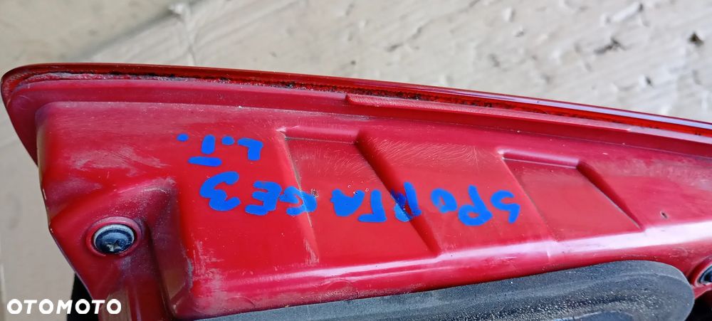 Lampa lewy tył tylna lewa w klapę Kia Sportage III 3 - 8