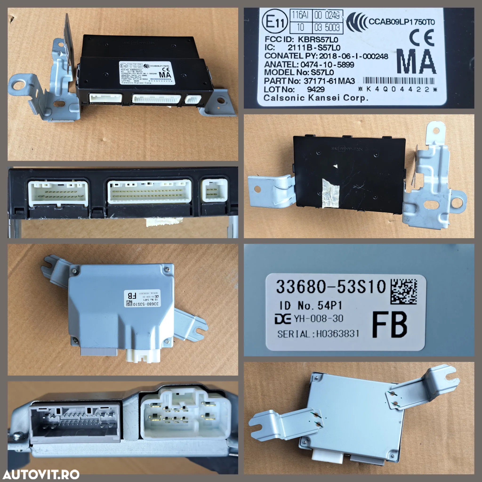 Suzuki Vitara Ly modul clima ECU motor calculator confort senzor ESP Gateway ASSY servodirectie - 8