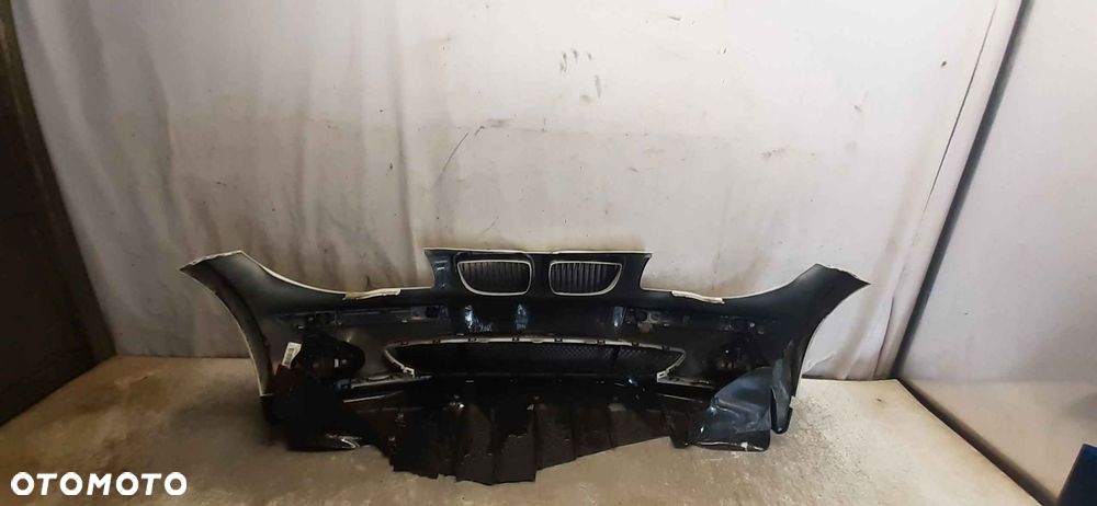 $ Zderzak przód PRZEDNI BMW E81 E87 PDC ALPINEWEISS BIAŁY - 7