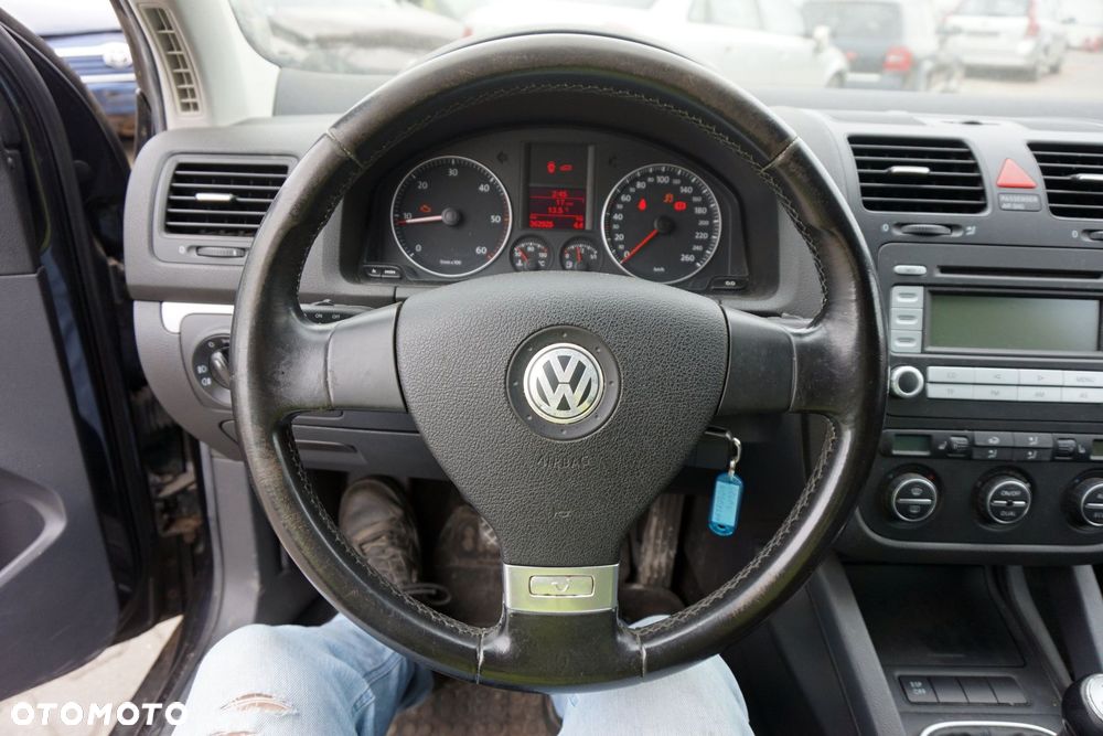 KIEROWNICA SKÓRZANA SKÓRA GOLF V  VOLKSWAGEN 2003-2009 - 1