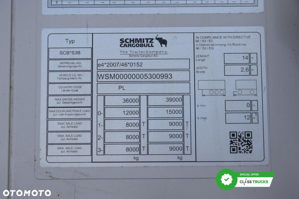 Schmitz Cargobull SKO FP 60 Carrier Vector 1550 - 15