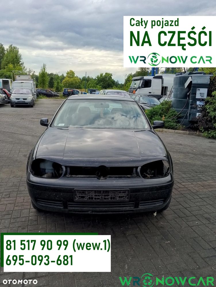 Volkswagen Golf IV (97-06r.) 1.9 TDI 89KM. Silnik ALH Skrzynia DQY lakier LC9Z / Z4.Cały na części. GWARANCJA !!! Przód Tył Zestaw Komplet Drzwi Klapa Zderzak Błotnik Maska Grill Atrapa Szyba Pas Lampa Lusterko Boczki Fotel Kanapa Kokpit Deska Rozdzielcza Przełącznik Włącznik Sterownik Przewody Wiązka Instalacja Moduł Komputer Czujnik Listwa Pompa Alternator Wtryski Głowica Rozrusznik Kompresor Sprzęgło Dwumas Silnik Skrzynia ABS Klimatyzacji Paliwa Wspomagania Kolektor Turbina Przepustnica Zawór Chłodnica Koło Hak Belka Sanki Zawieszenie Mcpherson Półoś Amortyzator Wydech Tłumik Zacisk Most - 1
