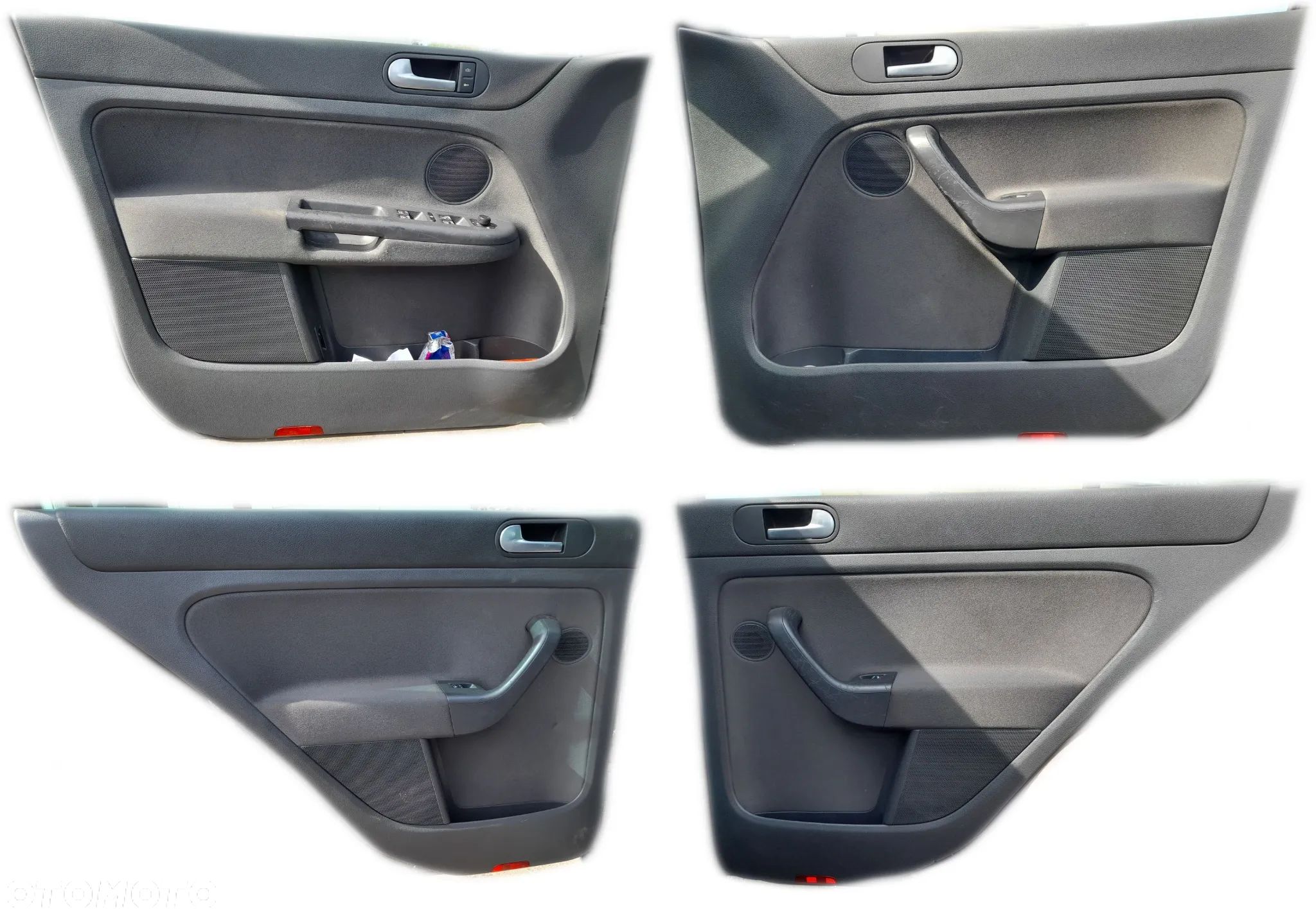 VW GOLF V PLUS KOMPLET BOCZKÓW DRZWI BOCZKI BOCZEK TAPICERKA - 1