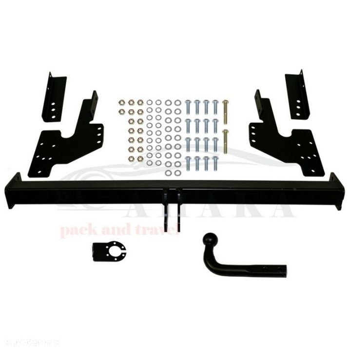 Hak Holowniczy Odkręcany Do Nissan Pick-Up, Double Cab D22 2002-2005 (4X4, Zderzak Rurkowy) - 2