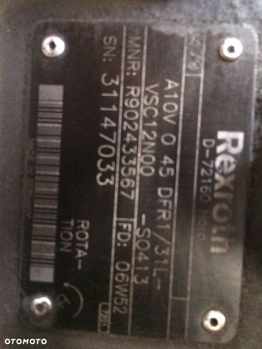 Pompa Rexroth A10V O 45 DFR1 - 1