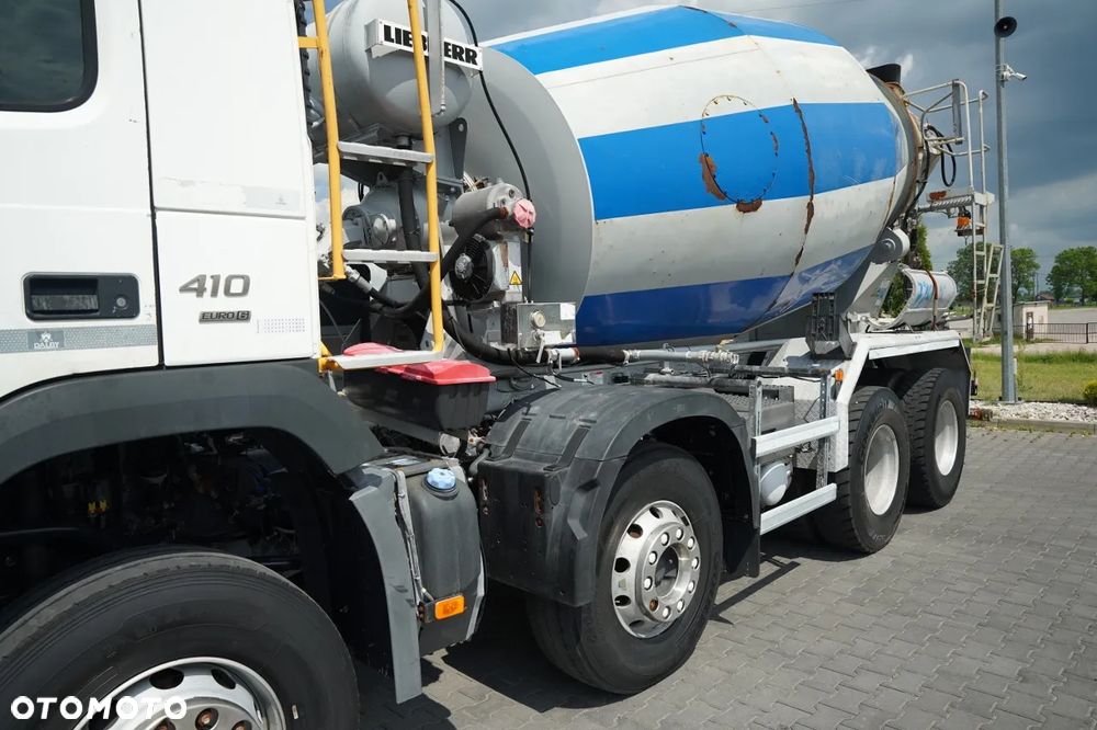 Volvo FMX 410 / 8x4 / GRUSZKA / BETONOMIESZARKA / LIEBHERR / 9 M3 / I-SHIFT/ ALUFELGI / EURO 6 - 11
