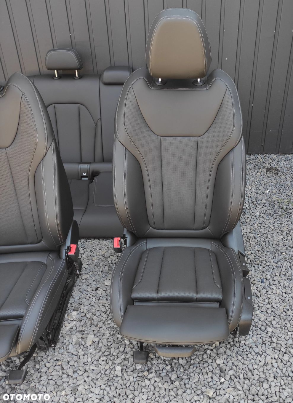 FOTELE KANAPA BOCZKI BMW G20 CZARNA SKÓRA WENTYLOWANE CH - 2