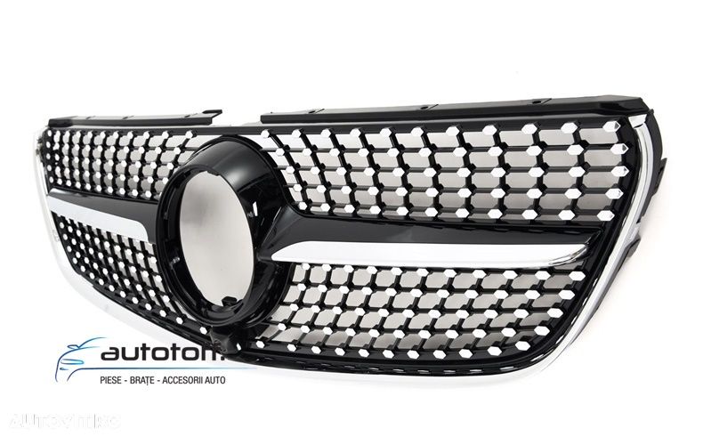 Grila compatibila cu Mercedes V-Class W447 (14-19) model Diamond - 2