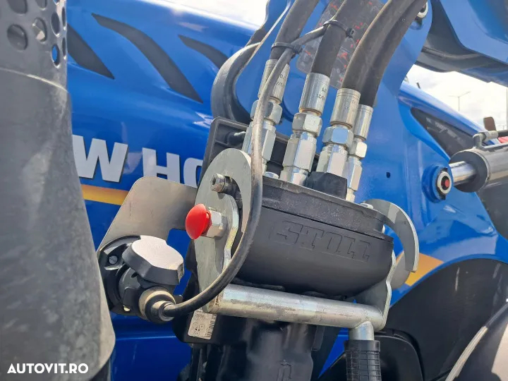 New Holland t6.160 ec s5 smart cu incarcator frontal 735la cupa robust m2.2/1.56s furca paleti 1600 - 16