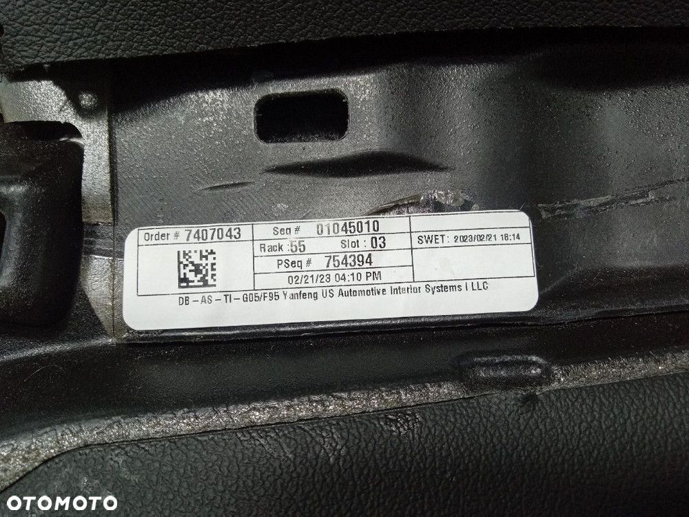 BMW X5 G05 G06 G07 DESKA ROZDZIELCZA KONSOLA  EU - 5