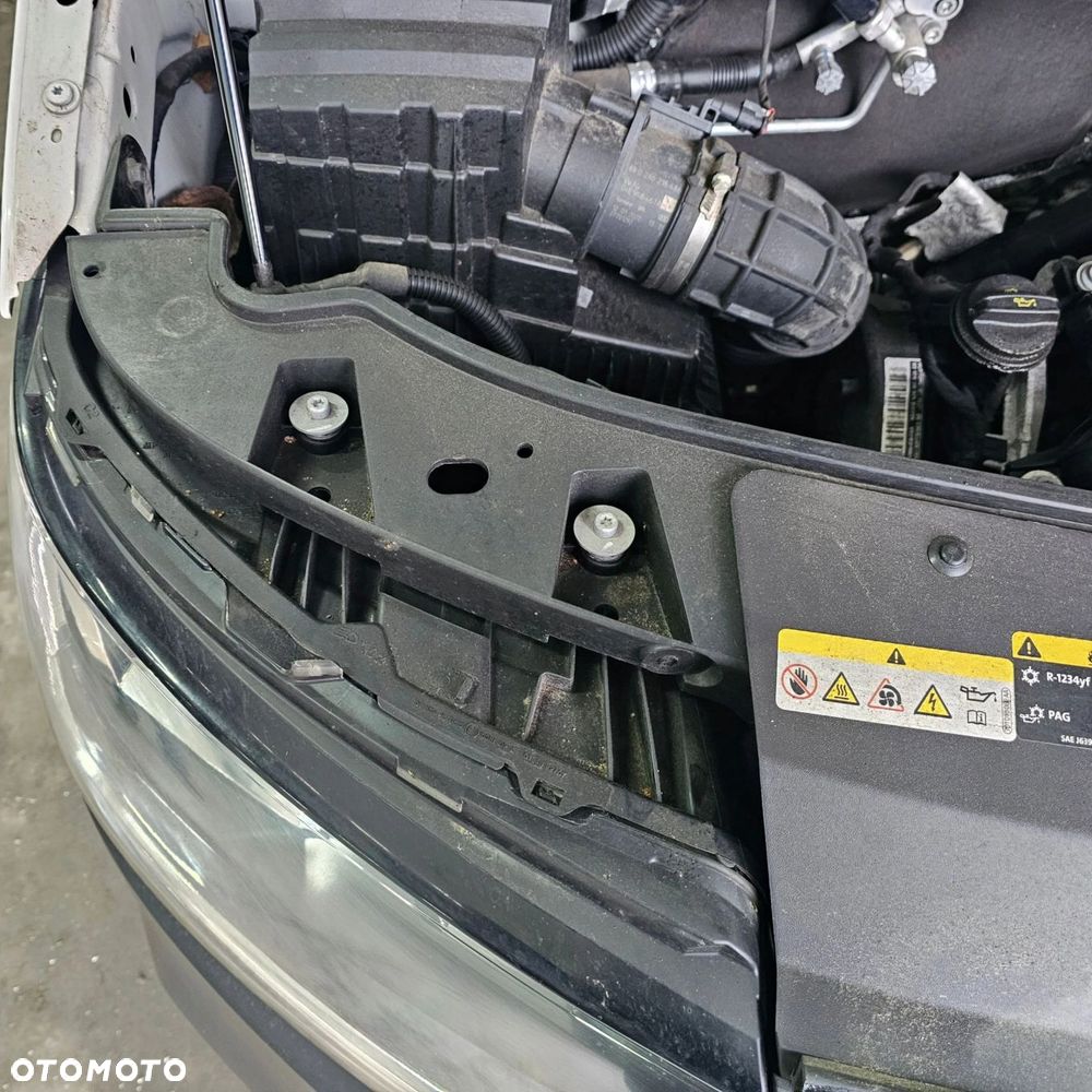 VW T6.1 kompletny przód pas przedni zderzak maska błotnik lampy BIAŁY LB9A - 8