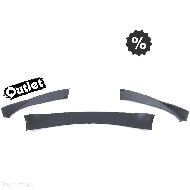 C010792C1 SPOILER LIP BMW E60 E61 03-10 LOOK PACK M HAMANN PRETO MATE - 10