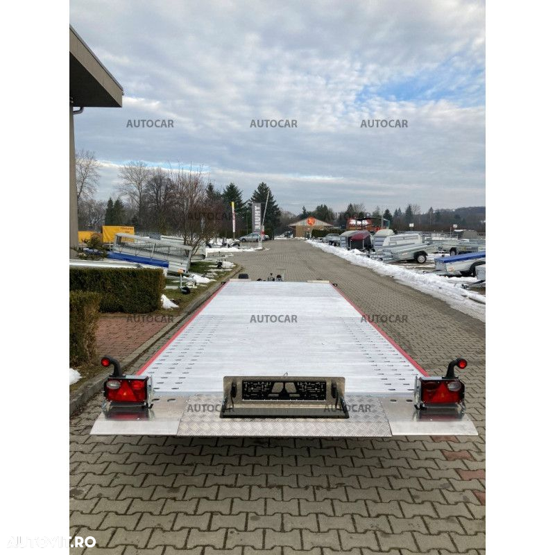 Wiola L35G65P Trailer transport auto cu sistem de franare basculabile cu trei axe ALU - 12