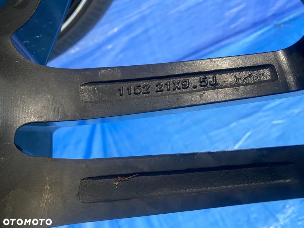 KOŁA KOŁO 21 FELGA ALUMINIOWE ALUSY 21"x 9,5J ET35  5X112; 66,6mm KOŁA NA SZTUKI ; OPONY CONTINENTAL ; AUDI Q7 ORYGINAŁ - 12