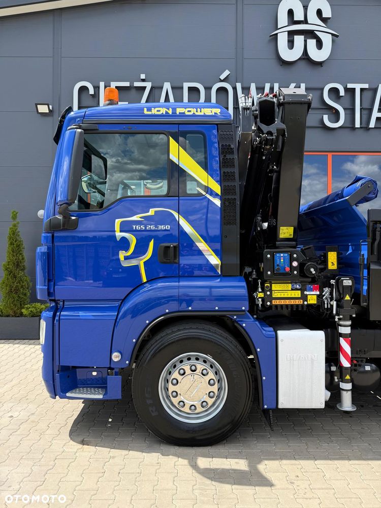 MAN TGM TGS TGX 26.360 // E5 // Klimatyzacja/ 6x2 6x4 // WYWROTKA 3-S // HMF 1420 K2 // kipper, krane, crane, żuraw, dźwig, wywrot - 32