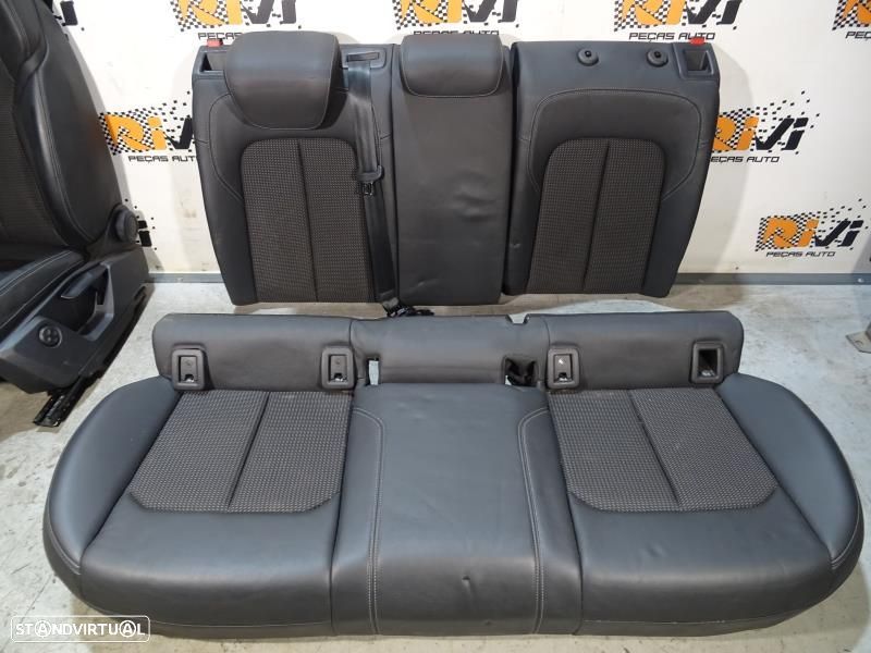 Bancos Audi Q2 SLine em Pele e Tecido com Quartelas - 7