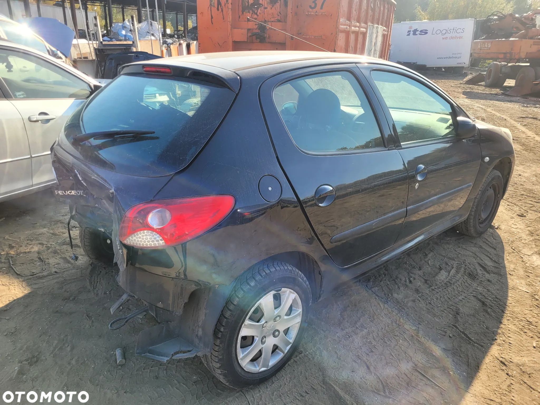 PEUGEOT 206 PLUS maska pokrywa silnika klapa bagażnika zderzak lampa reflektor pas przedni stop lampy halogeny - 4