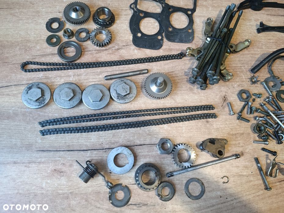 Części Yamaha Virago 125 szpilki korek zębatki zębatka ślizg ślizgi - 2