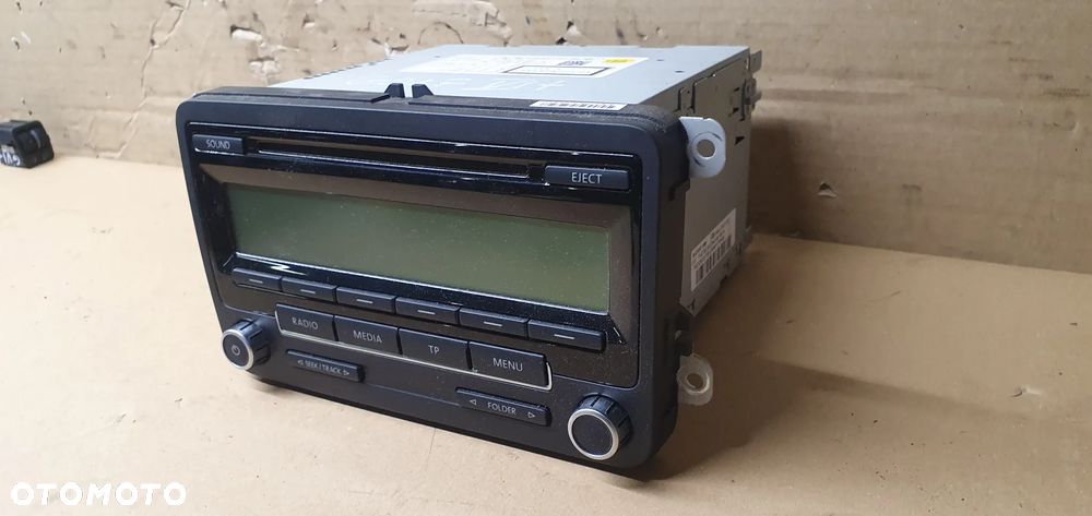Radio radioodtwarzacz fabryczne KOD VW Golf VI 6 Plus 5M0035186AA - 4