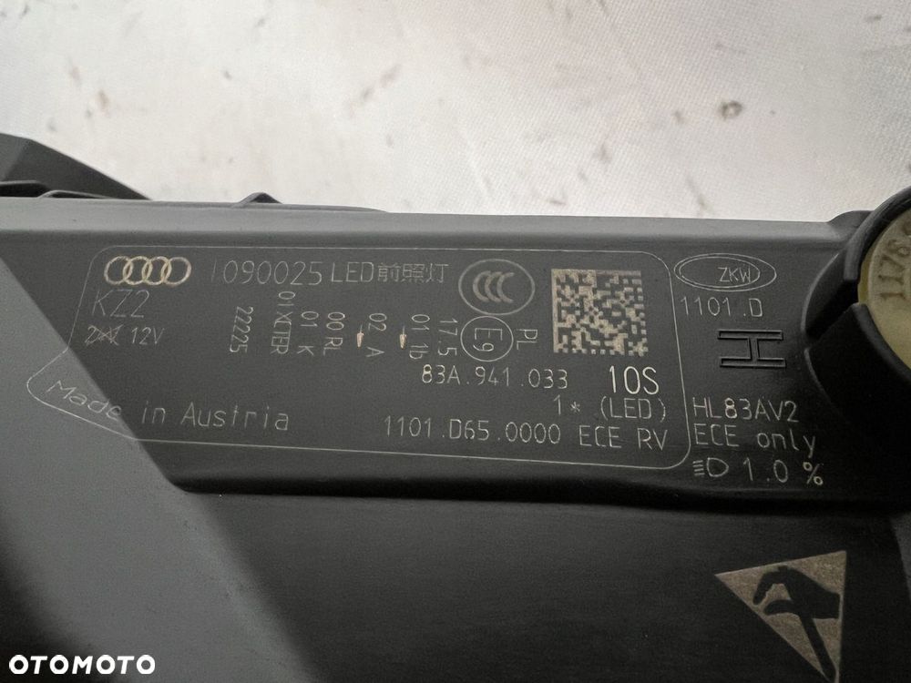 AUDI Q3 83A FULL LED LAMPA LEWA PRAWA REFLEKTOR LEWY PRAWY DEMONTAŻ - 12
