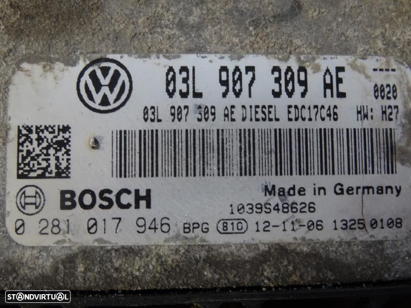 Centralina De Motor Volkswagen Passat Variant (365)  03L907309ae / 028 - 2