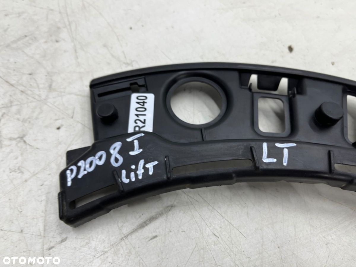 Ślizg Peugeot 2008 I 16-19r. LIFT lewe tylne mocowanie listwy wspornik uchwyt zderzaka lewy tył - 3