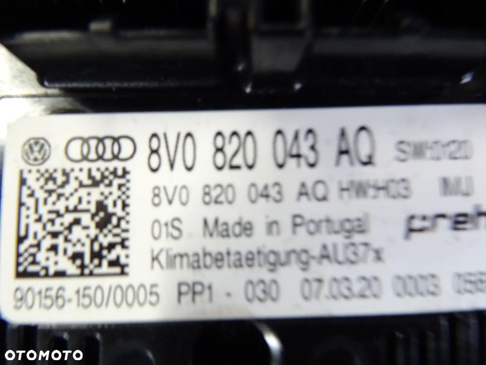 8V0820043AQ Panel klimatyzacji Audi A3 8V LIFT czesci - 2