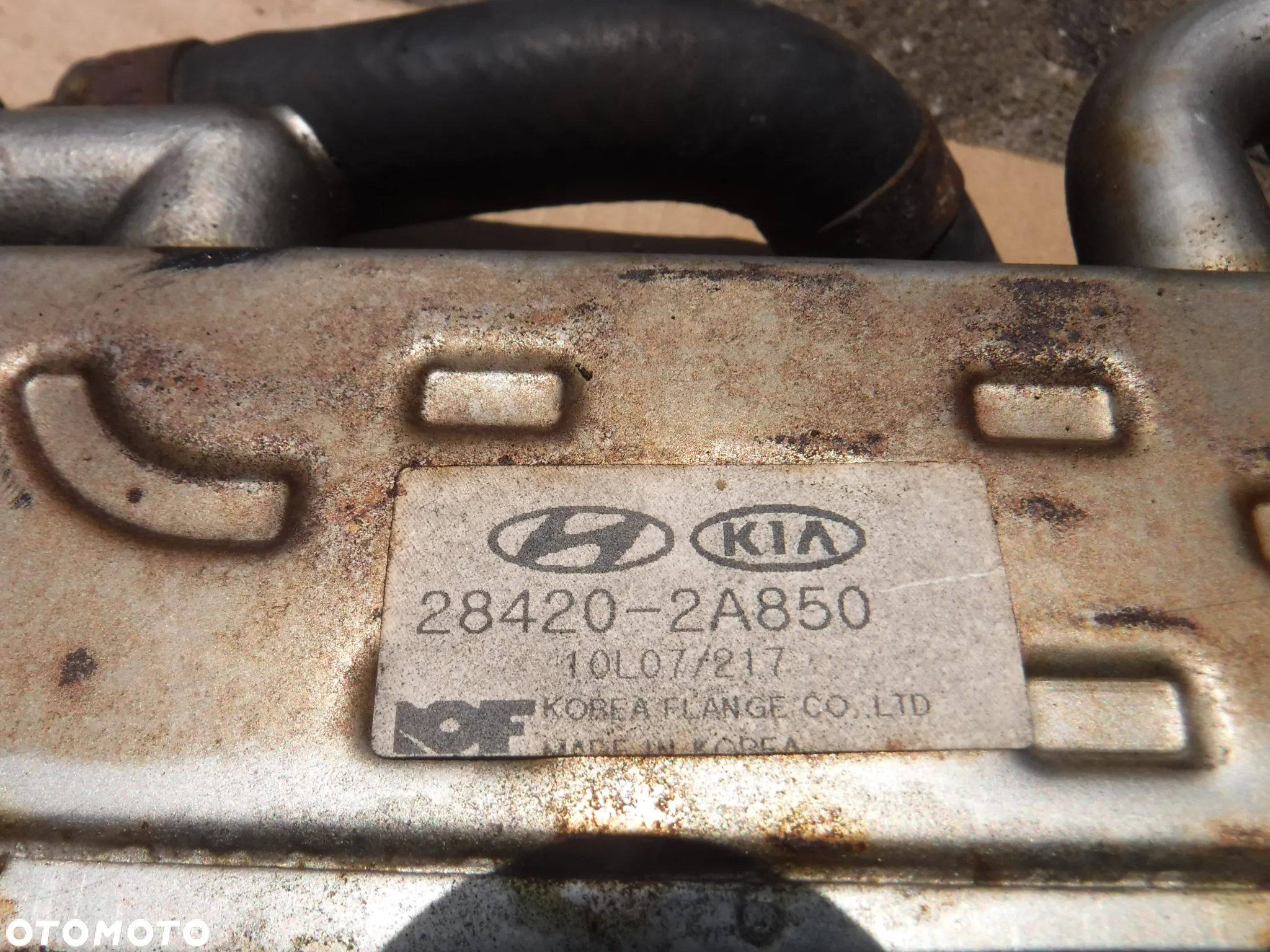 Kia Sportage III Hyundai IX35 1.7 CRDI chlodnica spalin EGR chlodniczka 91850-3U311 918416-3U311 - 2