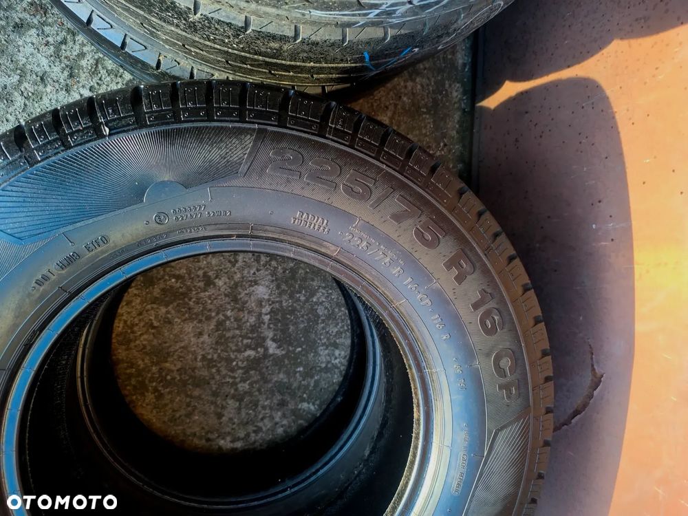 225/75R16C 118/116R Opony Letnie Lato CONTINENTAL VancoCamper 8mm BRIDGESTONE DURAVIS R660 8,5-5mm Legnica ALU-RAD 225/75 - 14