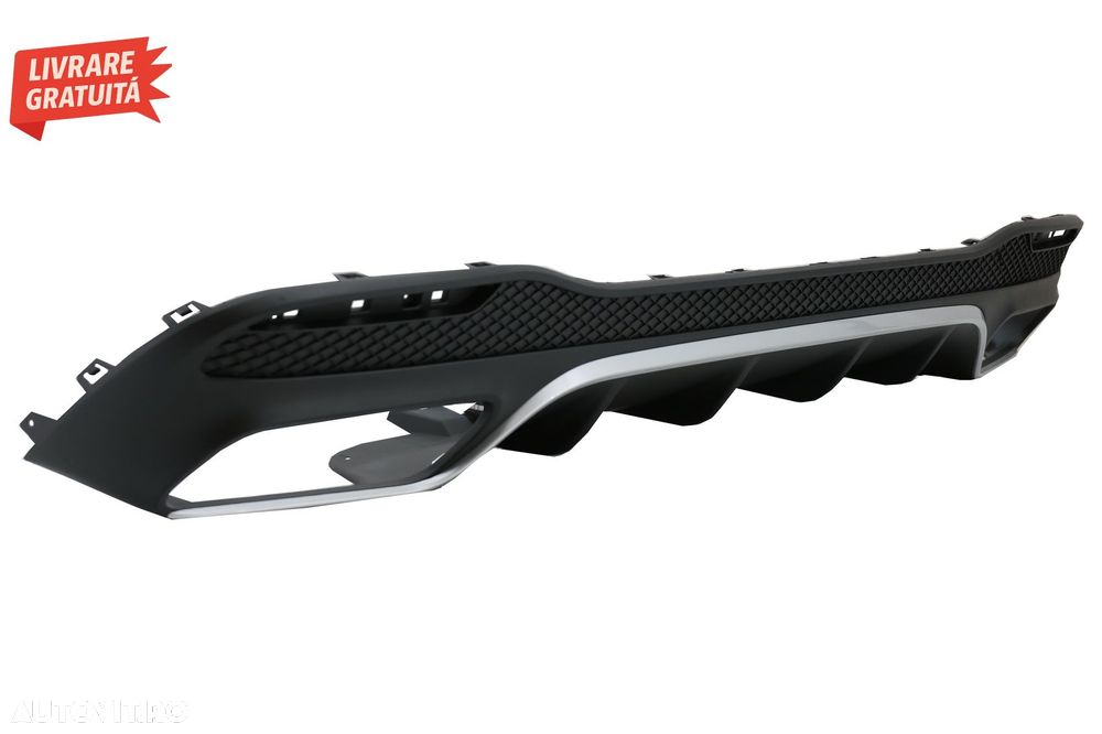 Difuzor Bara Spate cu Ornamente Evacuare Mercedes GLS X166 Facelift (09.2015-2019)- livrare gratuita - 3