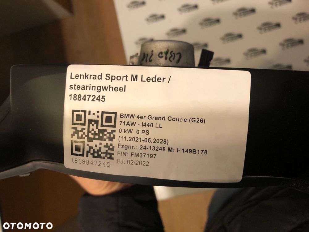 KIEROWNICA M-PAKIET GRZANA ASYSTENT BMW G20 G21 G22 G23 F40 F44 G42 G26 G29 - 6