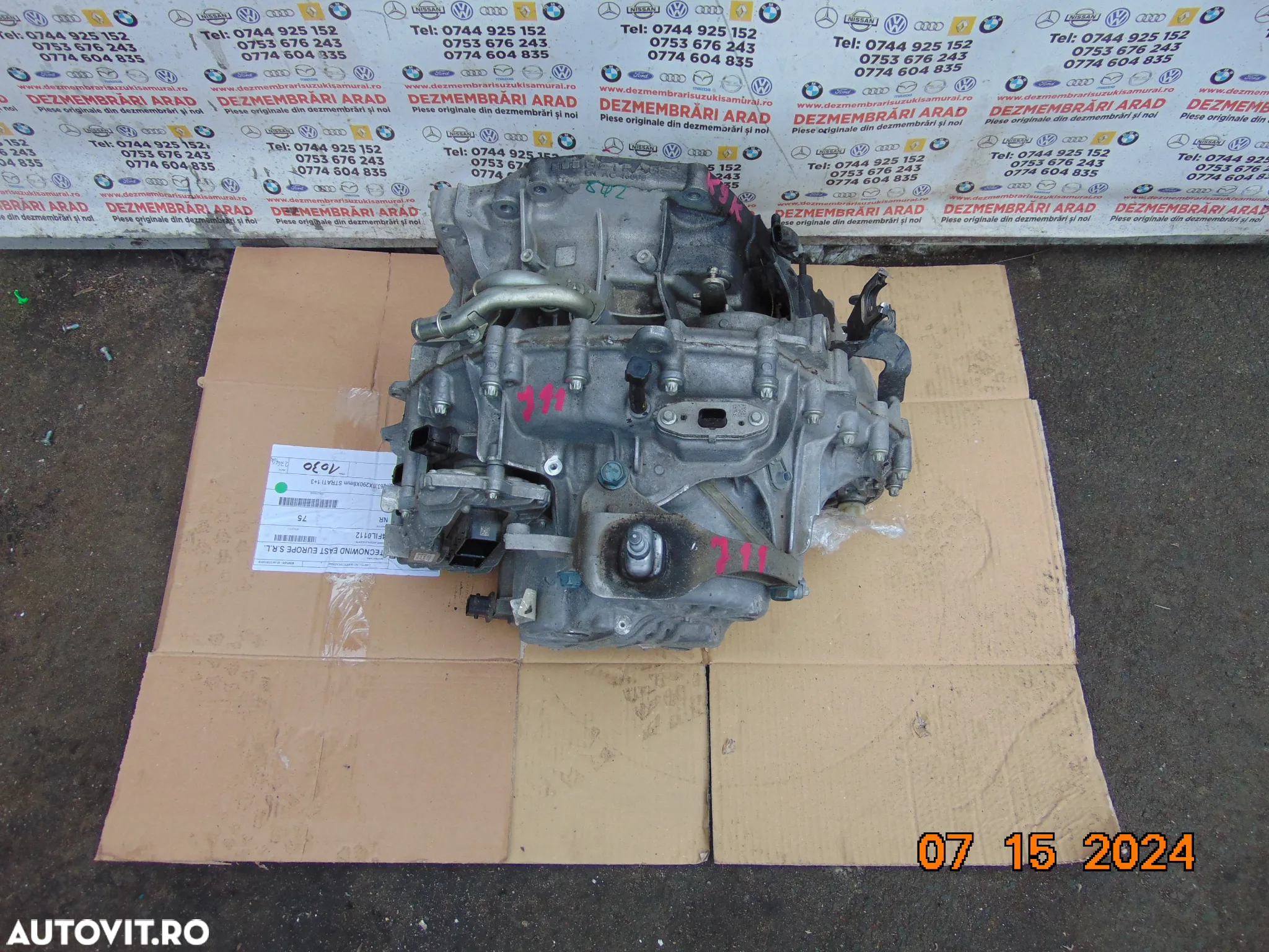 Cutie automata Nissan Qashqai j11 1.5 Renault Scenic 4 juke kadjar 2015-2022 cod dw5003 cod 320102850r - 3