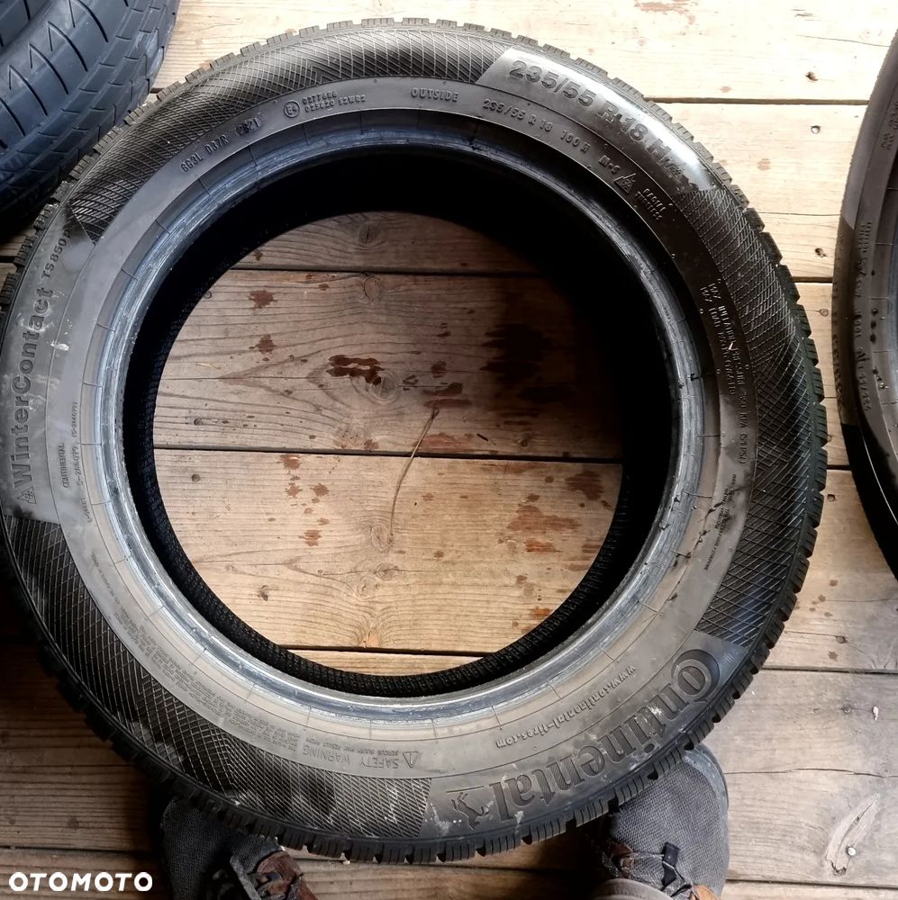 Opony Continental WinterContact TS850P 235/55R18 2021/17r, 8/6,5mm bdb stan - 11