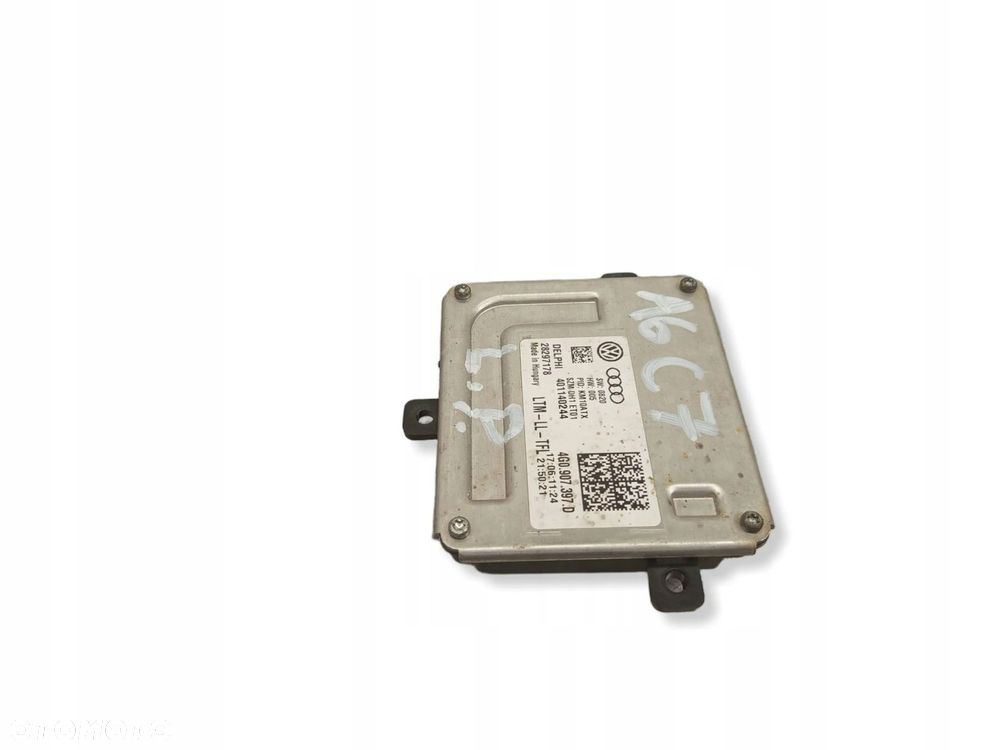 Przetwornica Moduł Lampy XENON LED Audi A6 S6 C7 4G 4G0907397D - 7