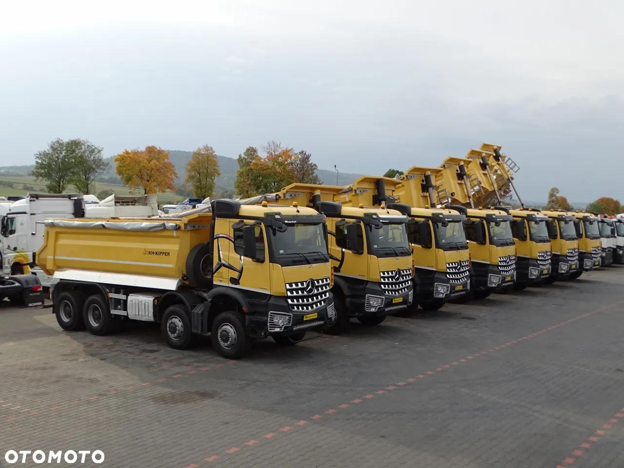 Mercedes-Benz AROCS 4145 / 8x8 / WYWROTKA TYLNOZSYPOWA / KH KIPPER  / EURO 6 - 10