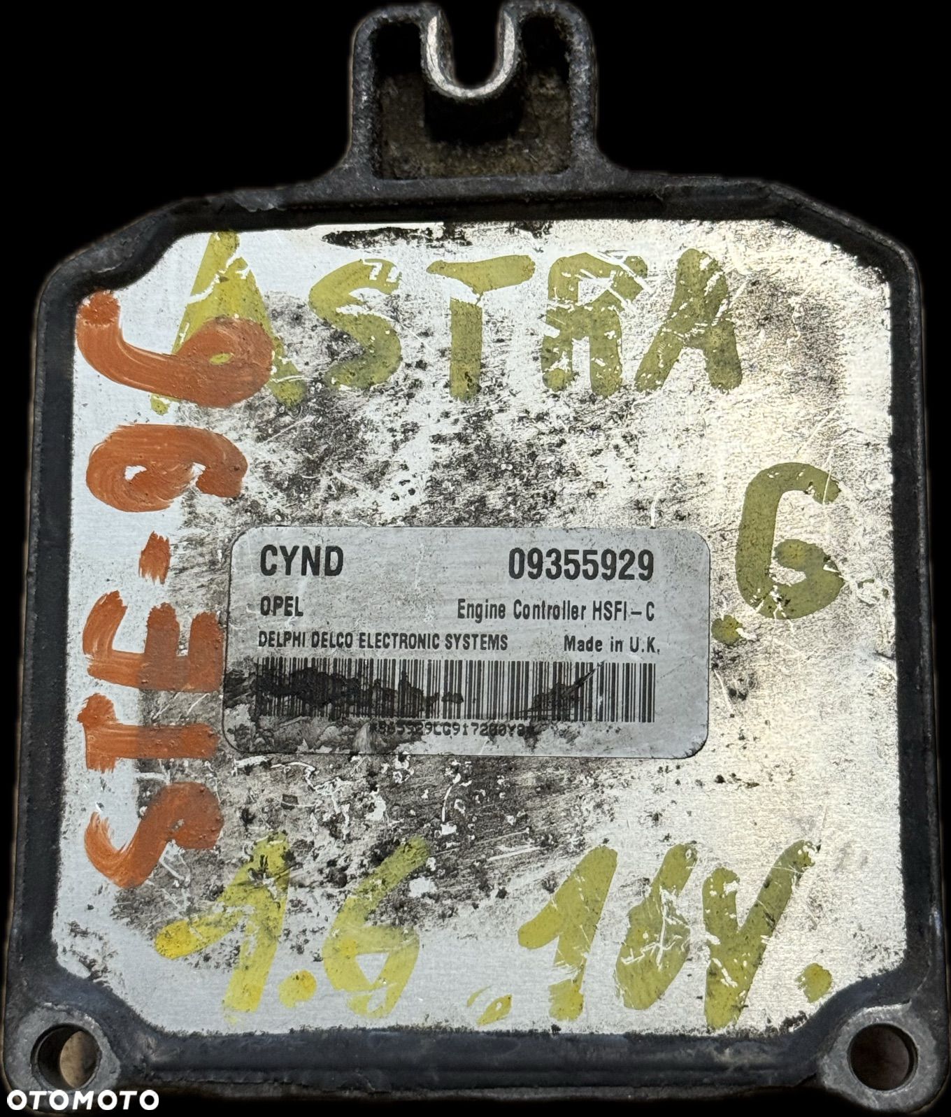 Sterownik Silnika ECU Komputer Opel Astra 09355929 - 1