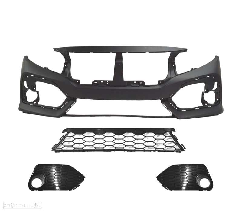 PARA-CHOQUES FRONTAL HONDA CIVIC 16-20 LOOK SI - 2
